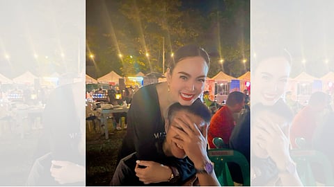 Claudine Barretto and Milano Sanchez. 