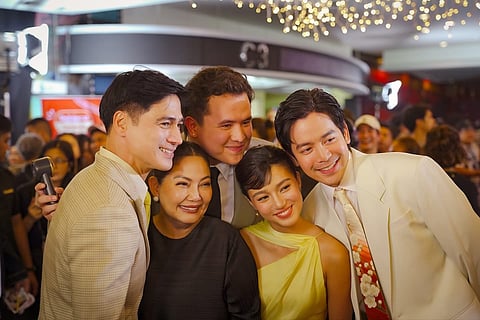 

‘Meet, Greet & Bye’ cast: Piolo Pascual, Maricel Soriano, Juan Karlos Labajo, Belle Mariano and Joshua Garcia.