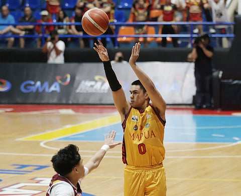 Clint Escamis fires 18 points to power defending champion Mapua to a 77-61 win over Perpetual Help on Friday in the NCAA Season 101 men’s basketball tournament.