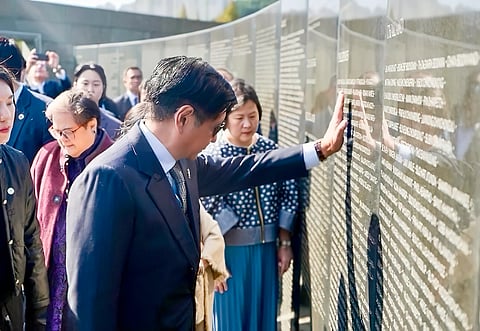 
Marcos offered prayers in honor of the 7,420 Filipino soldiers who served under the Philippine Expeditionary Forces to Korea.