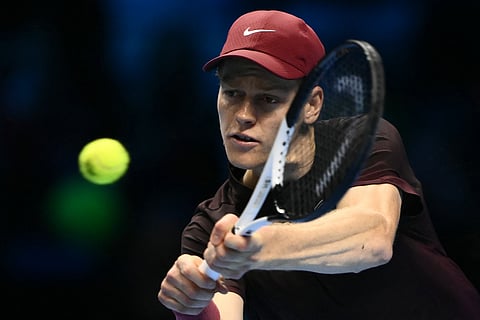 
JANNIK Sinner is on course for a titanic final showdown against rival Carlos Alcaraz after booking a 6-4, 7-6 (7/4) win over Ben Shelton to advance to the semifinals of the ATP Finals.