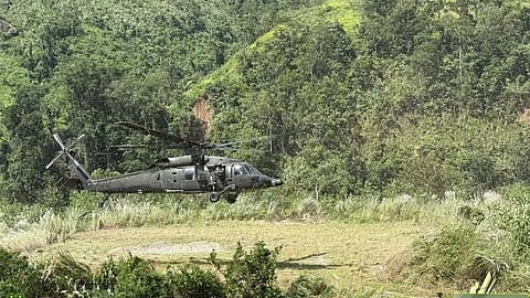 Some 2,000 food packs were delivered via airlift to communities heavily affected by Super Typhoon Uwan in the Municipality of Alfonso Castaneda, Nueva Vizcaya on Friday. 