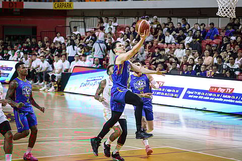 
Robert Bolick barrels his way to 36 points in NLEX’s 92-83 win over Titan Ultra in the PBA Philippine Cup on Sunday at the UST Quadricentennial Pavilion.