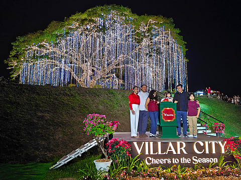 Emmeline Villar, Senator Mark Villar, Emma, Cara, Manny Villar and Tristan.
