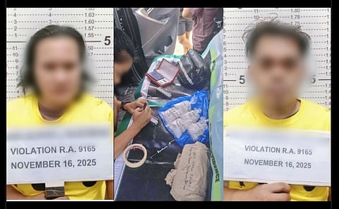 HVIs NABBED | 'Nai' and 'Abdul' in custody after a successful anti-drug operation in Bataan on 16 Nov. 2025. 