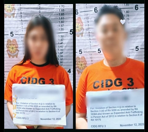 TRAFFICKERS BOOKED | Suspects face charges for violation of anti-trafficking laws following the raid on a crypto-trafficking BPO in Angeles City. CIDG RFU3 conducted the operation on November 12, 2025.
