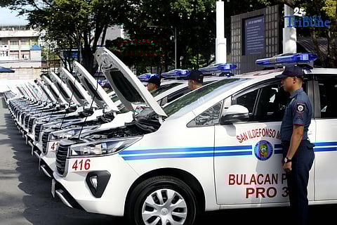 PNP Officer-in-Charge Jose Melencio Nartatez and Interior Secretary Jonvic Remulla lead the blessing ceremony of newly procured police equipment at Camp Crame on Monday, 17 November 2025. The upgraded assets include drones, motorcycles, vehicles, and mobile devices designed to bolster police operations nationwide.