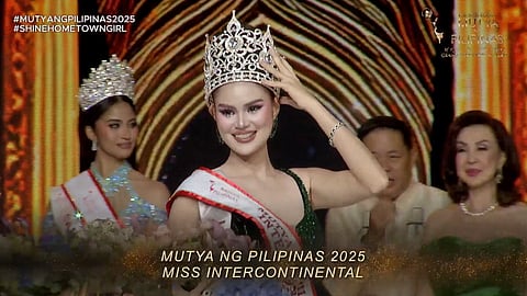 Mutya ng Pilipinas 2025 Intercontinental Leyte's Christina Vanhefflin. 