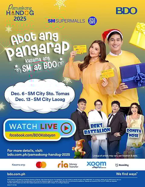 BDO, SM honor overseas Filipinos this Christmas