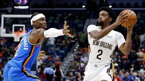 Thunder roll past Pelicans