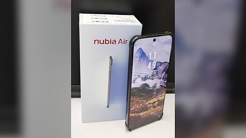 NUBIA Air weighs just 172 grams and is ultra slim at 5.9 mm.  
