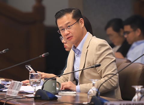 Senate Committee on Finance chairperson Sherwin Gatchalian