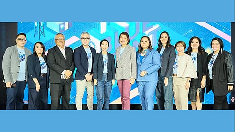 Globe Executives, led by president and CEO Carl Cruz (third from left), gathered at the Blueprint event where Globe of Good was highlighted as a key initiative supporting community recovery and resilience.