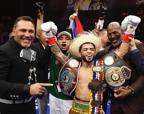 
The wish list of Puerto Rican two-belt titleholder Oscar Collazo lists two names: Filipinos Pedro Taduran and Melvin Jerusalem.