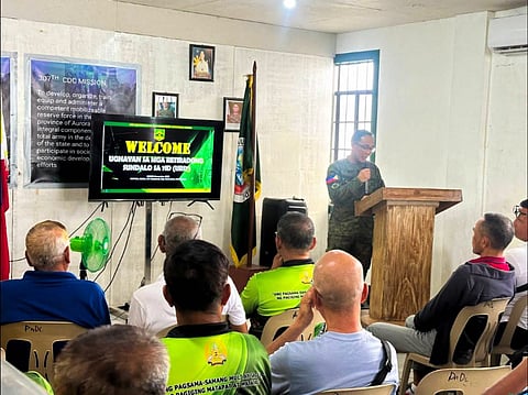 The Ugnayan sa mga Retiradong Sundalo sa 7ID (URS7) was held at the Headquarters 307th Community Defense Center, 3RCDG, RESCOM, PA, in Baler, Aurora on 21 November 2025.