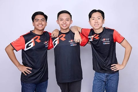 Team Philippines’ Enzo Ison, Victor Ancheta and Matthew Ang