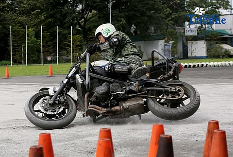 (November 24 2025) Different Unit from Philippine National Police PNP member under the 45 days of motor riding course training on Monday November 24 2025 at Camp Karingal in Quezon City. Photo/Analy Labor