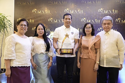 Governor Daniel Fernando holds the prestigious 2024 Health Champion-Gold Award award at the 11th Central Luzon Excellence Awards for Health (CLExAH) held at Royce Hotel in Clark, Pampanga, on November 24, 2025.