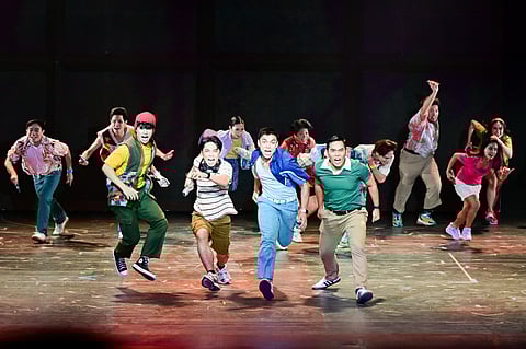 The central cast of "Bar Boys: The Musical" - Omar Uddin, Benedix Ramos, Alex, Diaz, and Jerom Canlas.