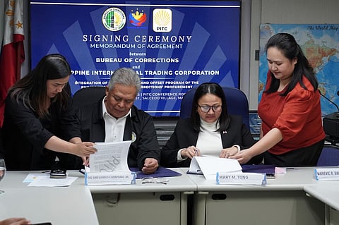 BuCor DG Catapang signing of MOA