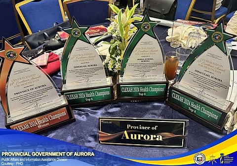 Aurora Province and its municipalities shine at the Central Luzon Excellence Awards for Health (CLExAH) 2025, showcasing their commitment to universal healthcare. | Franco Regala