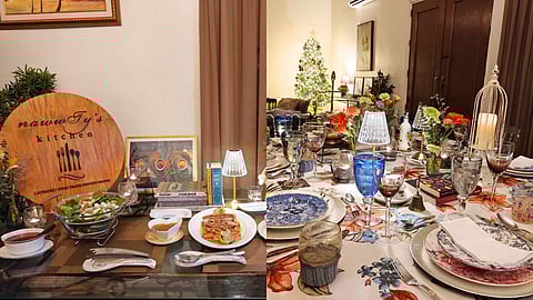 A table filled with flavors and stories meant to be shared through private dining. 