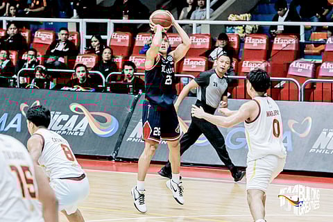 Jimboy Estrada gives Letran College depth in scoring.