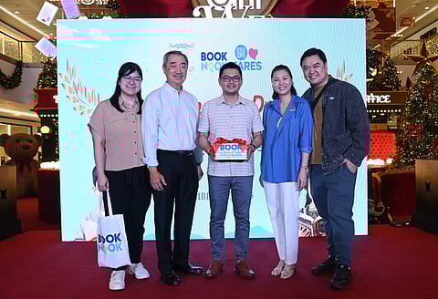 SM Cares officially turns over more than 70,000 books collected through its Book Nook Donation Drive across 88 SM malls to 88 partner libraries—strengthening its commitment to promote lifelong learning nationwide.

(L-R) SM Supermalls Assistant Vice President Ms. Hanna Carinna T. Sy, SM Prime Holdings Inc. Chairman of the Executive Committee Mr. Hans T. Sy, National Library of the Philippines Director Cesar Gilbert Q. Adriano, Book Nook Pioneer Ms. Shereen T. Sy, and SM Engineering Design and Development President Mr. Hans “Chico” T. Sy Jr.
