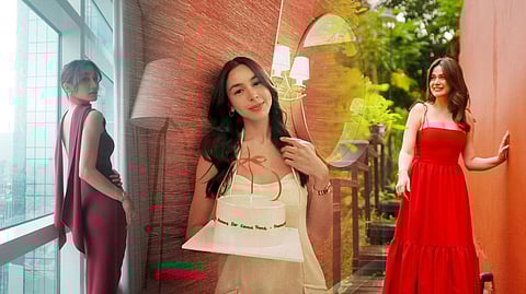 From left to right: Chie Filomeno, Julia Barretto, and Bea Alonzo.