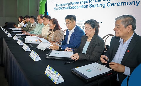 The Climate Change Commission (CCC) and partners capped the celebration of the 18th Global Warming and Climate Change Consciousness Week by signing a memorandum of understanding (MOU) to work together in making the country climate-resilient.