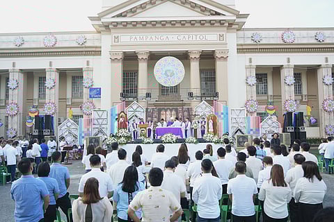 The Provincial Government is celebrating the 454th Aldo Ning Kapampangan, which commemorates the founding of Pampanga as a province, at the Governor Macario Arnedo Park in front of the Capitol Building in the City of San Fernando, Pampanga, on December 1, 2025.