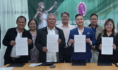 BuCor DG Gregorio Pio Catapang signed a MOA with IBP to address penal congestion. Photo Courtesy of BuCor