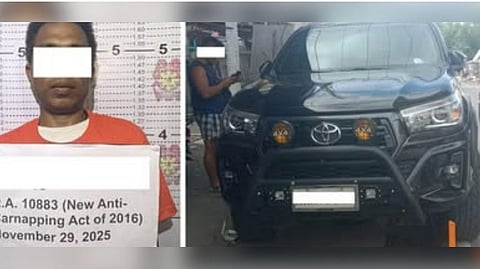 PNP-HPG nabs suspect, recovers Hilux
