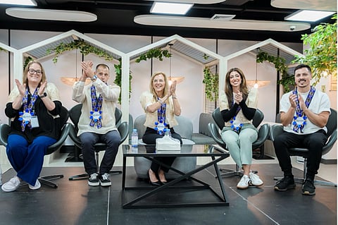 MSG executives who recently visited WWRS Philippines (L-R) Sara Clock, billing director; Brent
Hardebeck, chief accounting officer; CEO Rebecca Rogers Tijerino; Natasha Mann, product owner for
clinical and quality; and Alex Gaytan, credentialing manager.