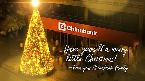 Chinabank's Christmas video of thanks this year serves as an expression of gratitude, reassuring clients that as they continue to navigate complex times, the bank remains a constant, steady partner, working hard and wishing everyone a Christmas season filled with enduring hope and the promise of a brighter year ahead. 