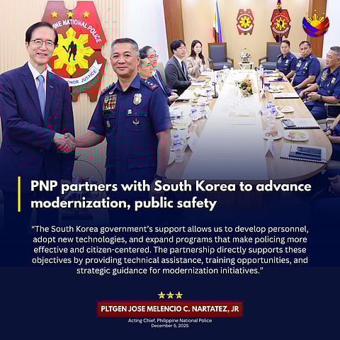 PNP, South Korea expand ties on modernization, public safety