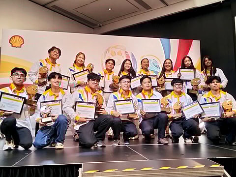 The fifteen winners of the 58th Shell National Students Art Competition (NSAC), representing five categories, received cash prizes, limited-edition Shell shirts and jackets, certificates, and specially designed trophies.