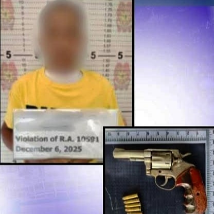 A gun runner was arrested during a buy-bust operation at Barangay Tala in the Town of Orani, Bataan on December 6, 2025.