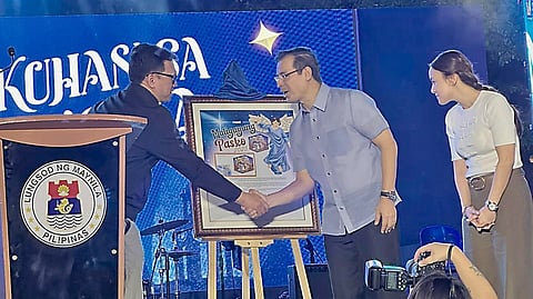 POSTMASTER General Maximo Sta. Maria III, Manila Mayor Francisco ‘Isko Moreno’ Domagoso and Vice Mayor Chie Atienza.