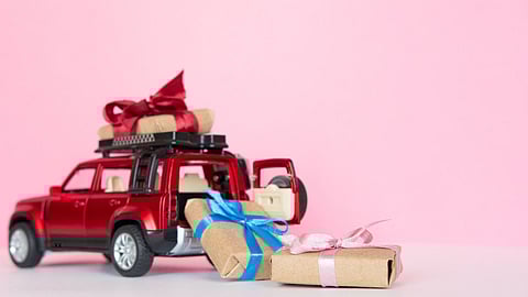 PRESENTS hint at the mix of simple and practical ideas suggested for motorists this holiday.