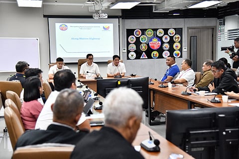 MMDA, LGUs and other agencies met to mitigate traffic along Marcos Highway