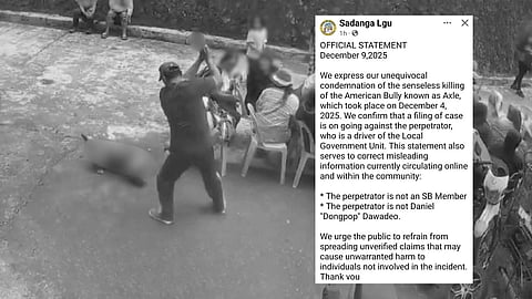 Sadanga LGU: Dog killer is staff driver, not a municipal councilor