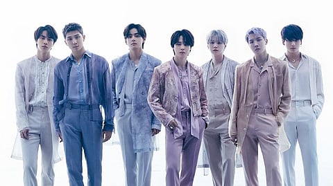 SOUTH Korean K-Pop group BTS.