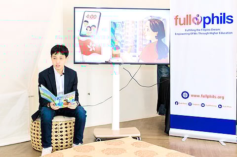 BAJA the  author of ‘A Heart in Two Places’ during his book launch.