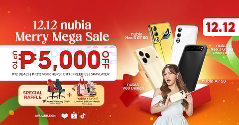 NUBIA 12.12 sale