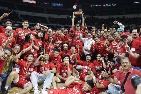 THE San Beda Red Lions bask in the glory of their 83-71 win over Letran to rule the NCAA Season 101 men’s basketball tournament on Saturday at the Smart Araneta Coliseum.