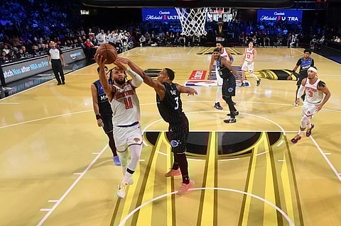 Knicks reach NBA Cup final as Brunson sinks Magic