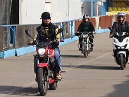 Iran’’s women bikers take the road 