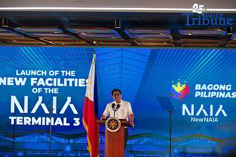 Marcos leads launch of new NAIA 3 amenities
