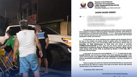 Viral road rager comedienne's brother, says LTO